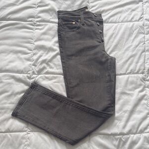 Levi's Women's Straight Leg Jeans - Dark Gray